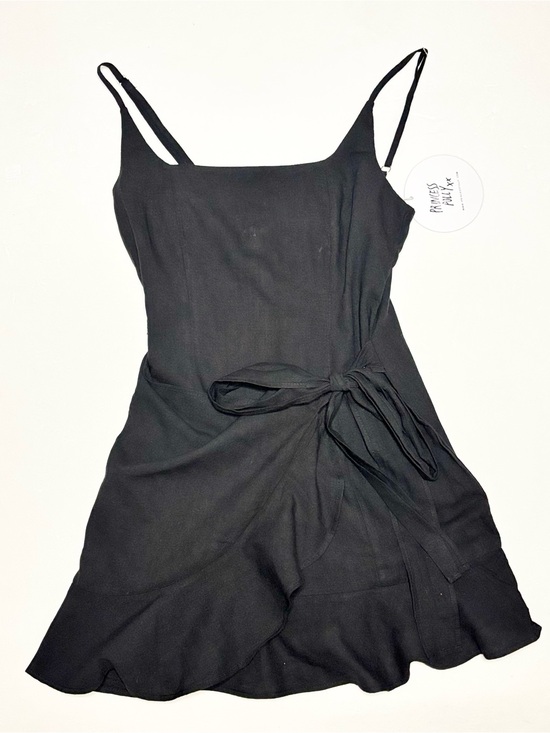 Princess Polly Dresses & Skirts - NWT Princess Polly Love Lane Mini Black Tie-Waist Slip Dress - Women